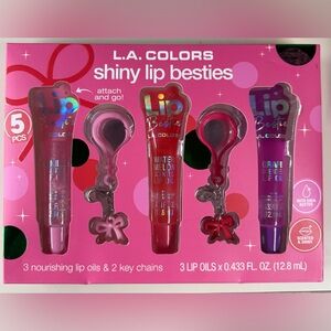 NEW L.A. Colors Shiny Lip Besties Nourishing Lip Oil Set